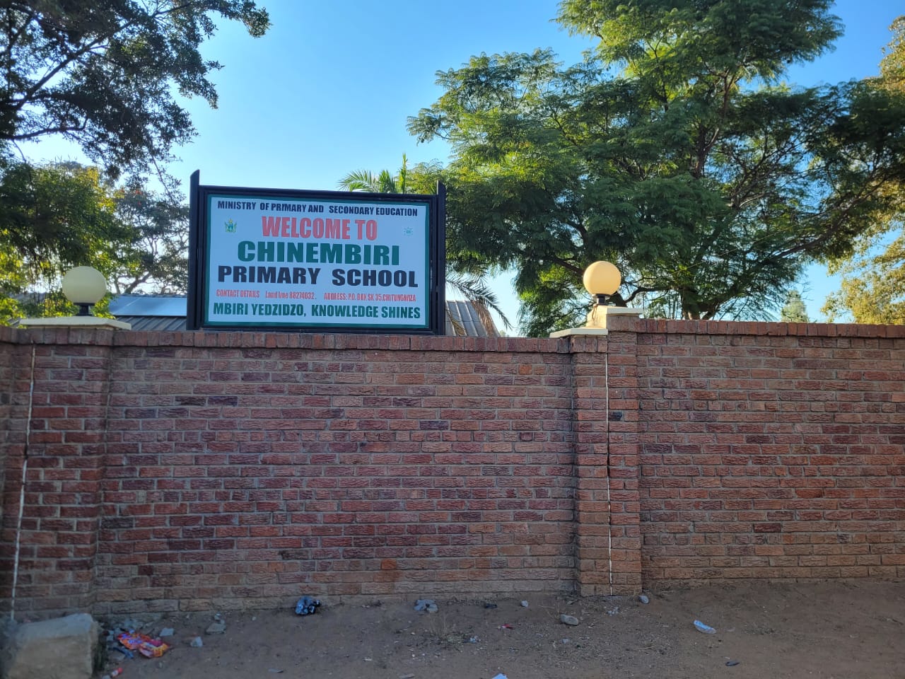 Chinembiri Primary School building